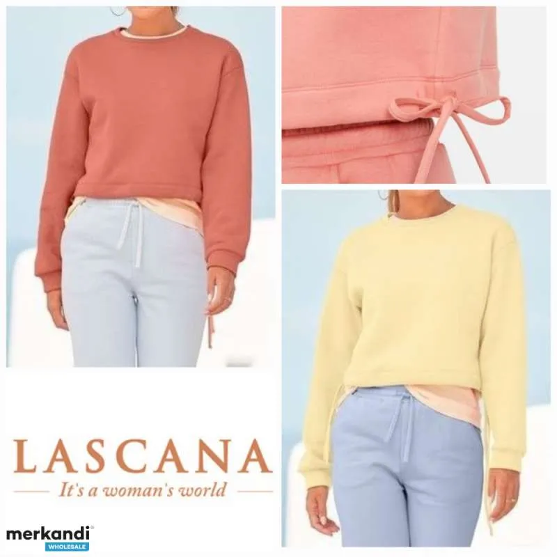 020103 Sudaderas de cuello redondo y corte holgado de Lascana