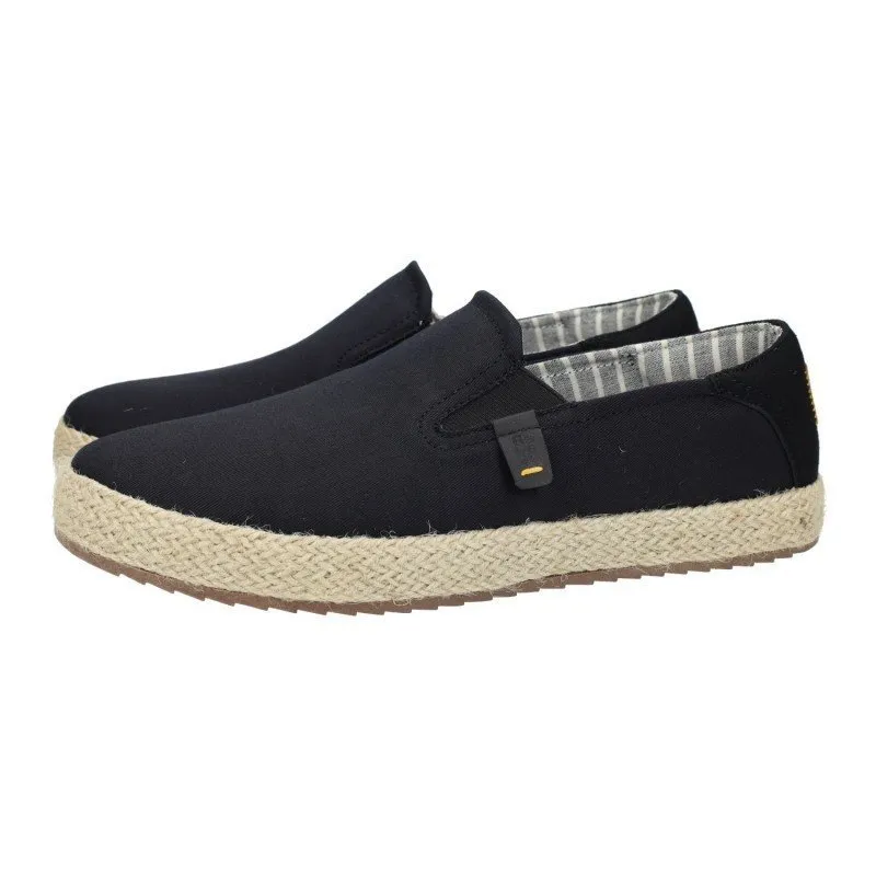 171723 Zapatillas de lona color NEGRO