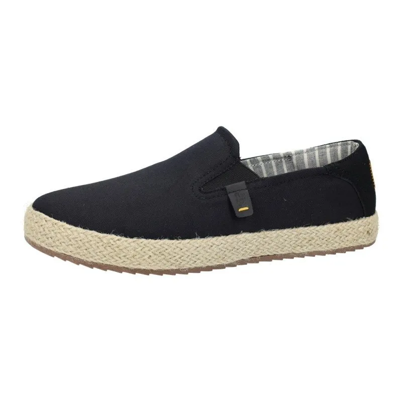 171723 Zapatillas de lona color NEGRO