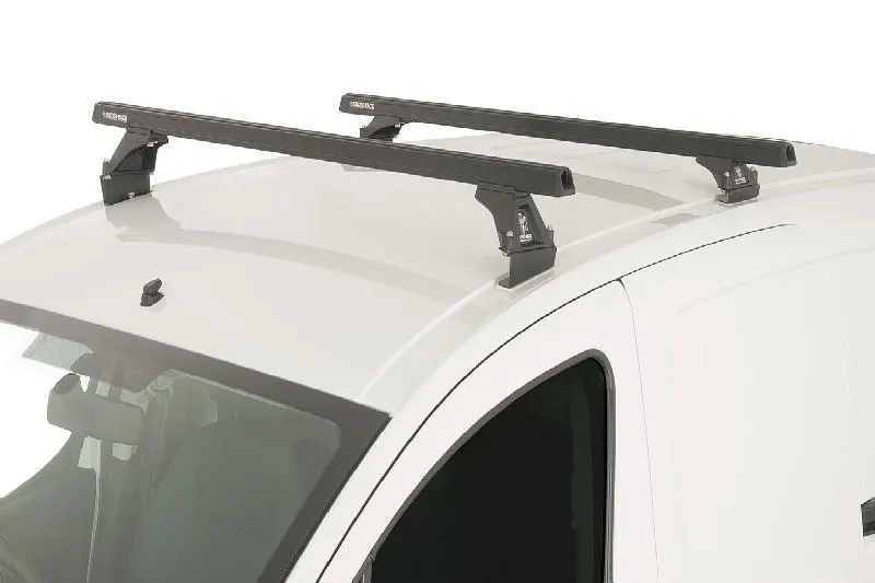 2 Barras de techo Rhino Rack Heavy Duty Negras CITROEN Berlingo II 4dr Van 09 to 18 PEUGEOT Partner