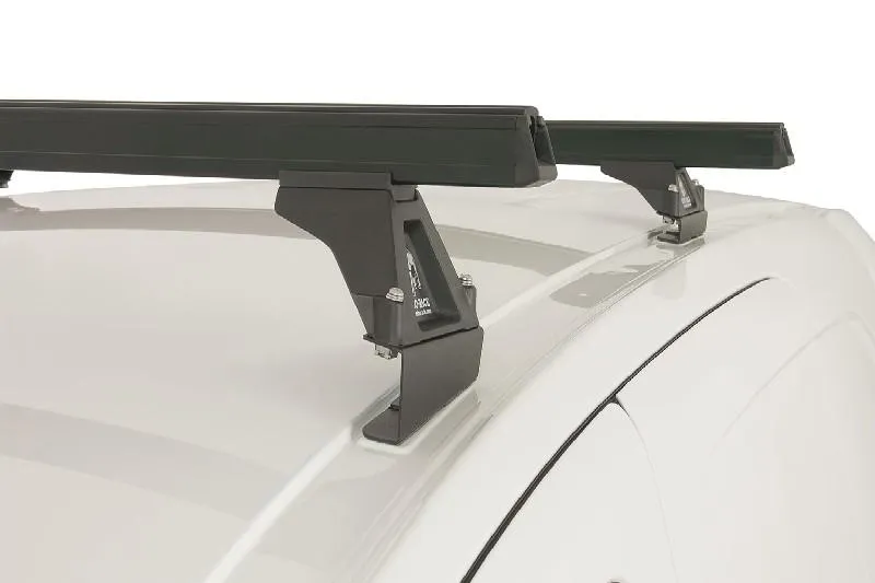 2 Barras de techo Rhino Rack Heavy Duty Negras CITROEN Berlingo II 4dr Van 09 to 18 PEUGEOT Partner