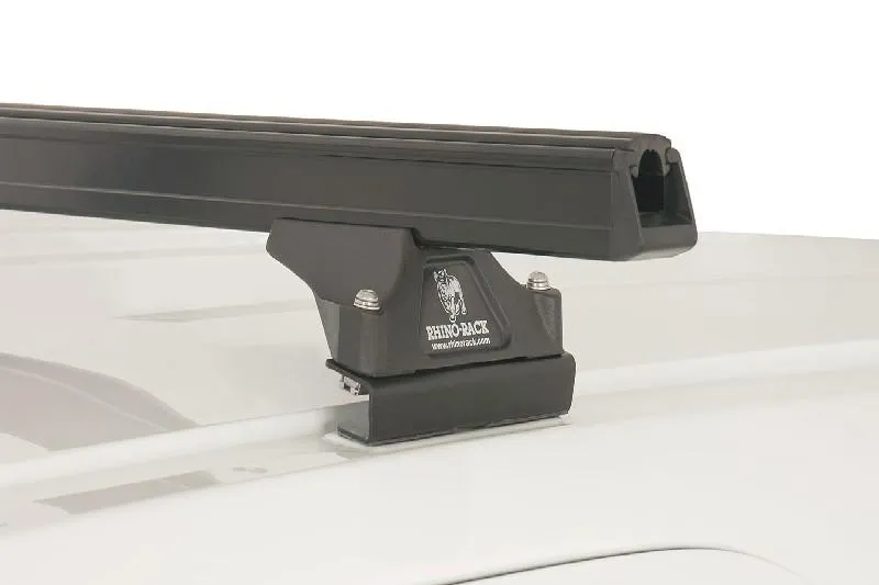 2 Barras de techo Rhino Rack Heavy Duty Negras CITROEN Berlingo II 4dr Van 09 to 18 PEUGEOT Partner