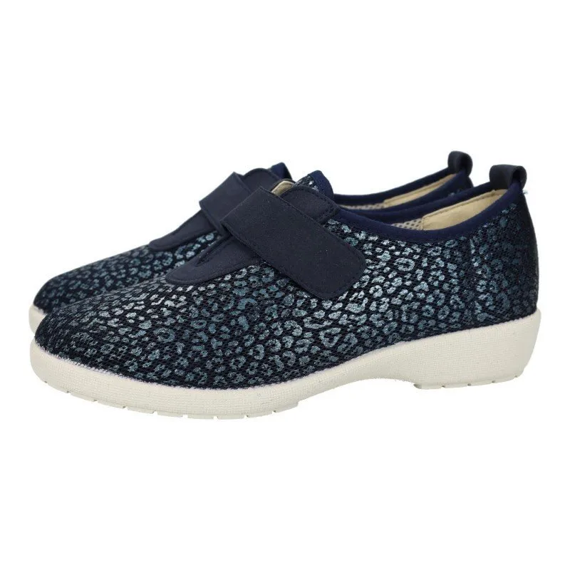 41160 Zapatillas con cuña color MARINO