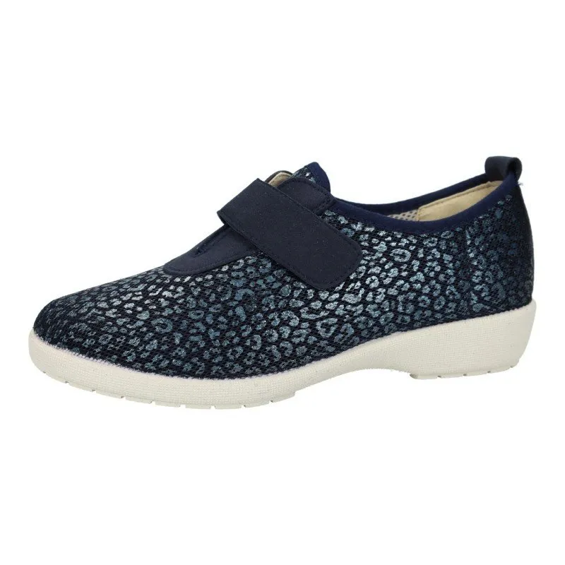 41160 Zapatillas con cuña color MARINO