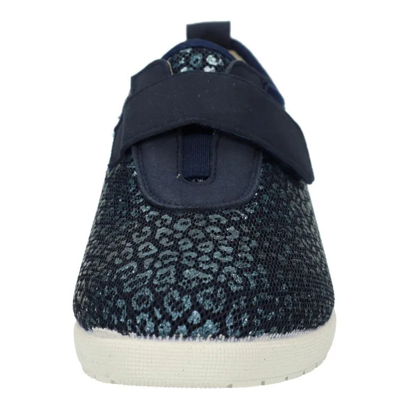 41160 Zapatillas con cuña color MARINO