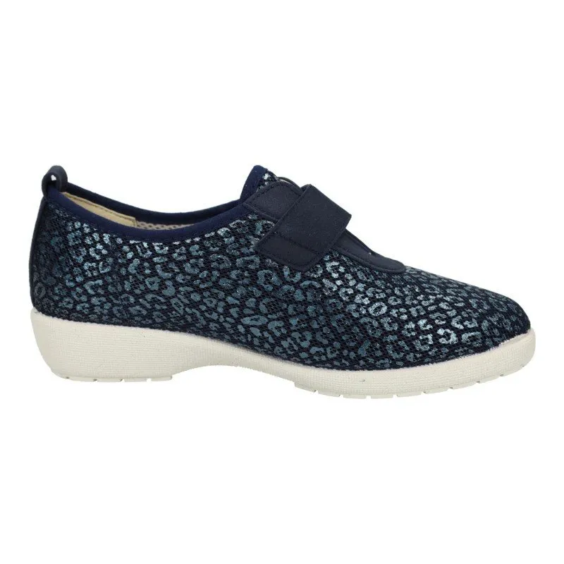 41160 Zapatillas con cuña color MARINO