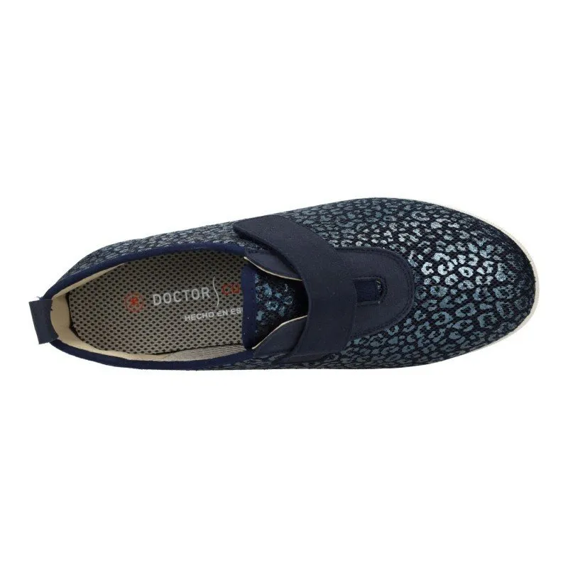 41160 Zapatillas con cuña color MARINO