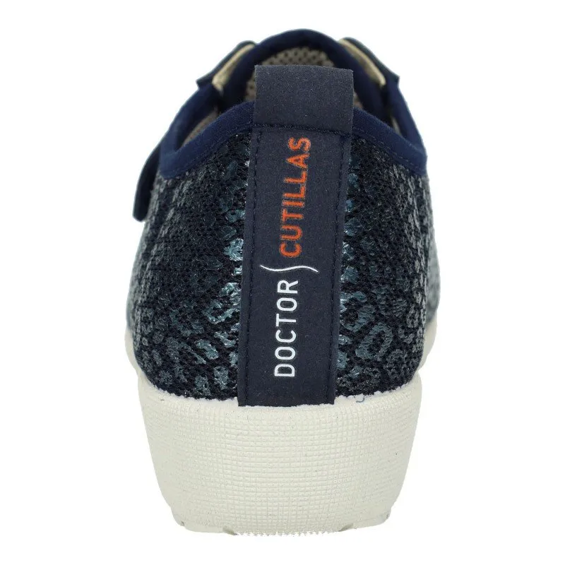 41160 Zapatillas con cuña color MARINO
