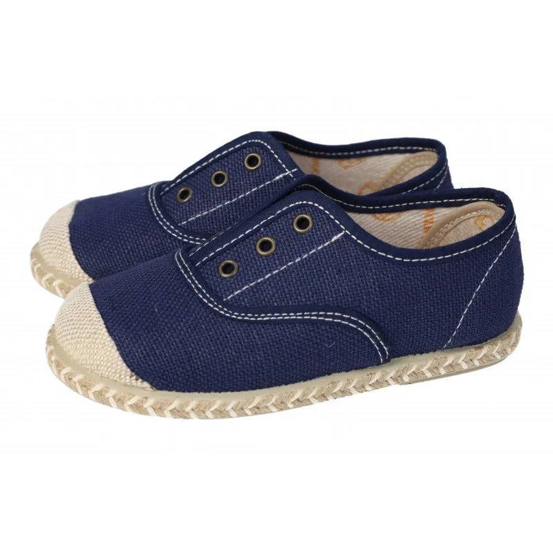 970017 ZAPATILLAS LINO COLOR MARINO