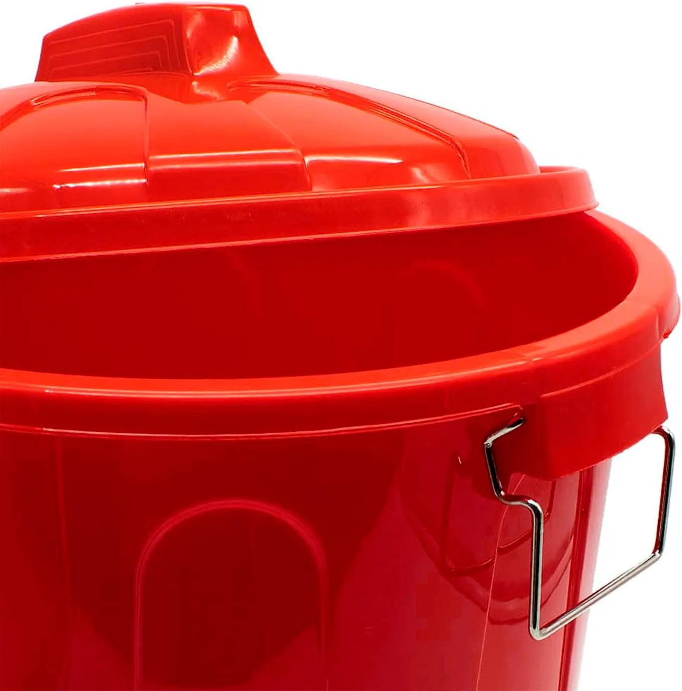 ACAN TRADINEUR  CUBO DE BASURA DE PLáSTICO  INCLUYE TAPA Y ASAS METALICAS  FABRICADO EN ESPAñA  CONTENEDOR DE RESIDUOS  CAP
