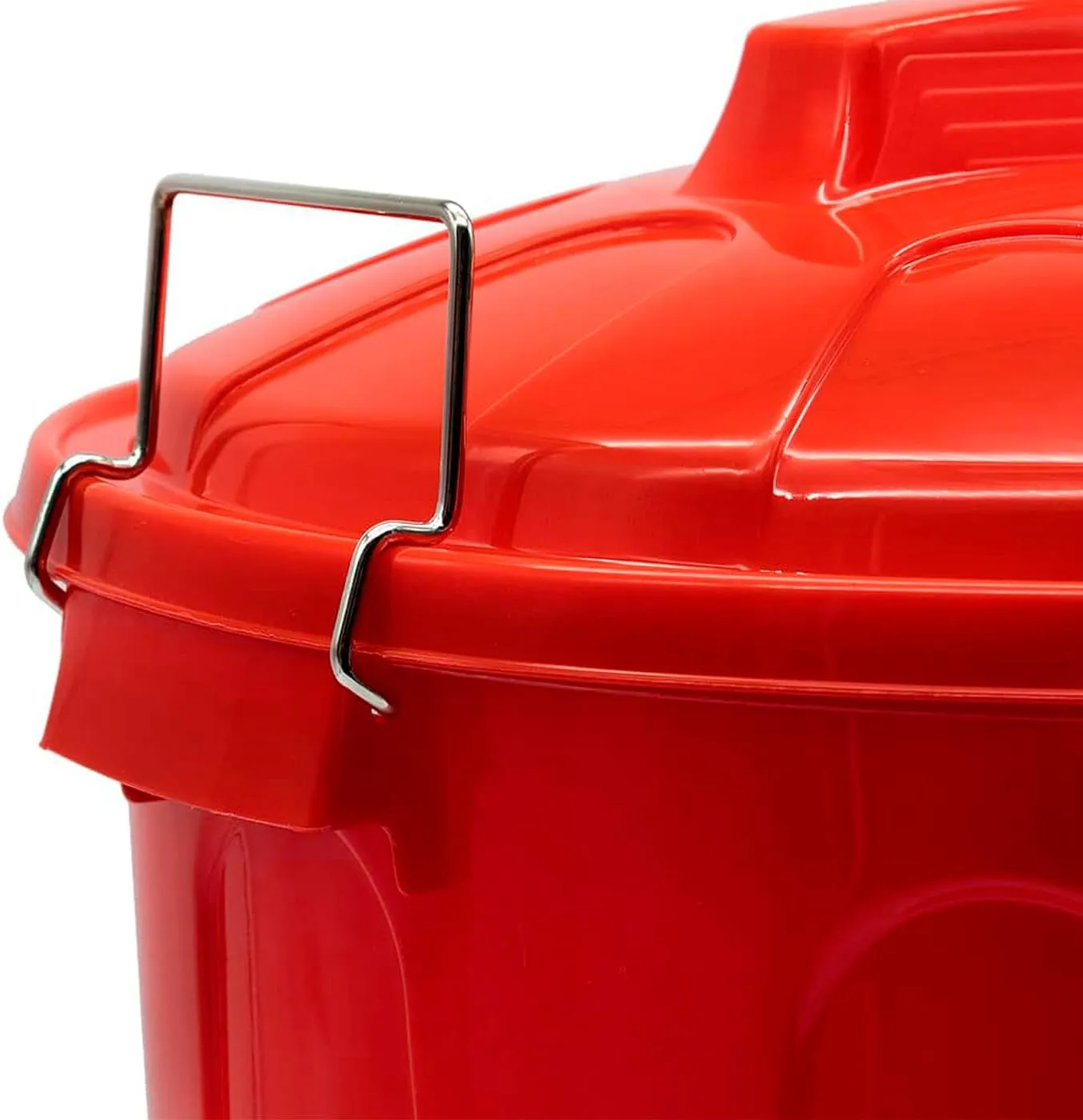 ACAN TRADINEUR  CUBO DE BASURA DE PLáSTICO  INCLUYE TAPA Y ASAS METALICAS  FABRICADO EN ESPAñA  CONTENEDOR DE RESIDUOS  CAP