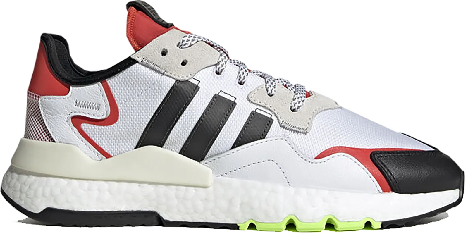 adidas Originals Nite Jogger White Black Red