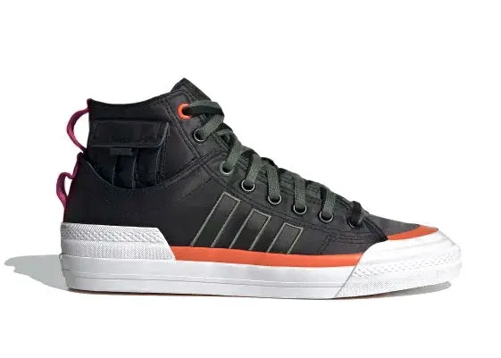 adidas Originals Nizza Hi DL Black Green Oxide