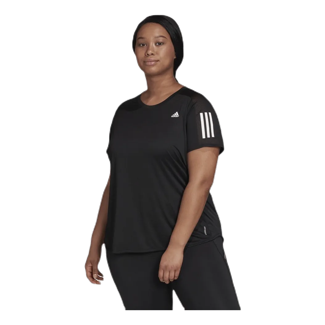 Adidas Own The Run Tee Plus Black