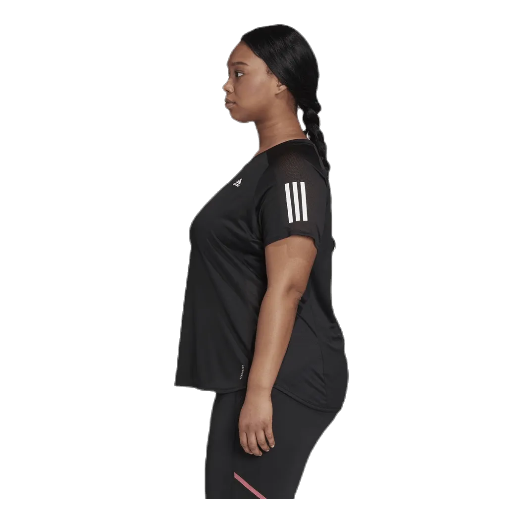 Adidas Own The Run Tee Plus Black