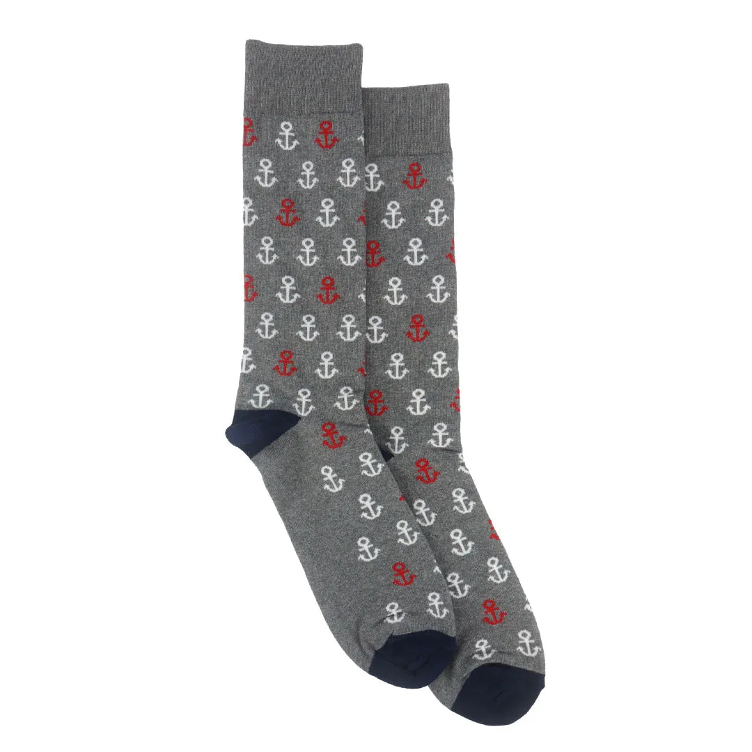 ADOC Calcetines Ancla color gris
