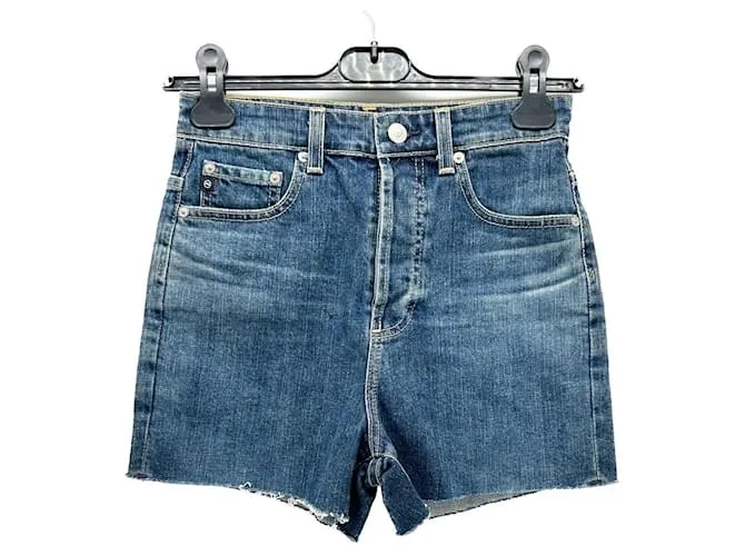 ALEXA CHUNG Pantalones cortos T.US 26 Algodón Azul 
