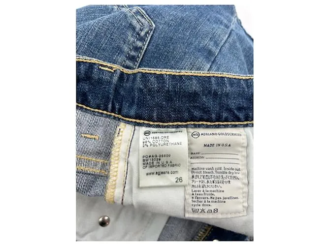 ALEXA CHUNG Pantalones cortos T.US 26 Algodón Azul 
