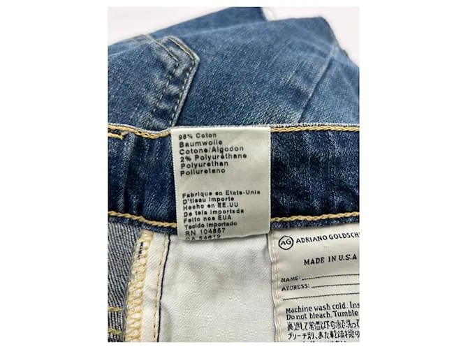 ALEXA CHUNG Pantalones cortos T.US 26 Algodón Azul 