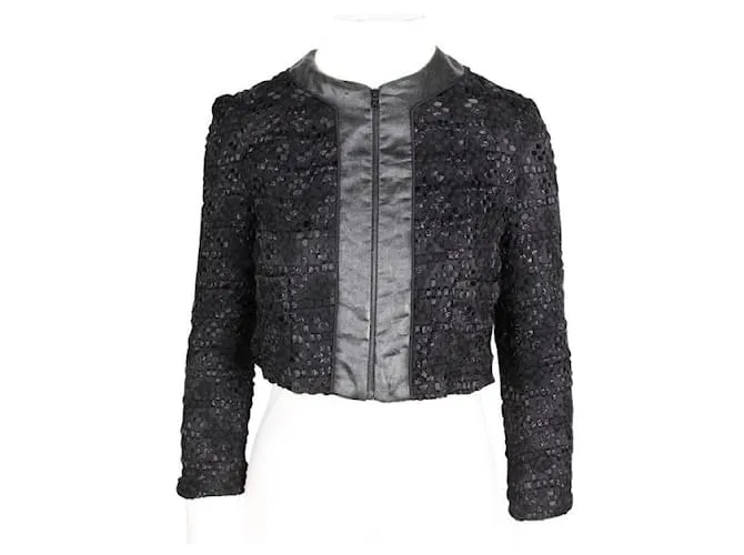 ALEXANDER WANG Chaqueta bordada Negro 
