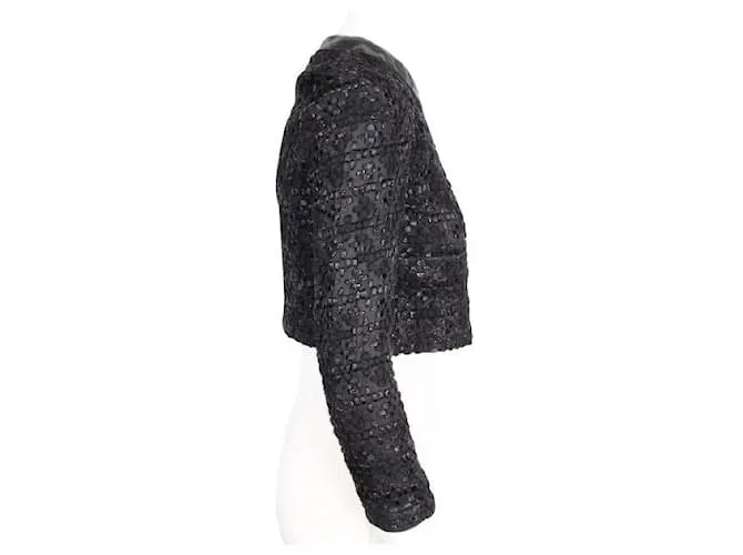 ALEXANDER WANG Chaqueta bordada Negro 