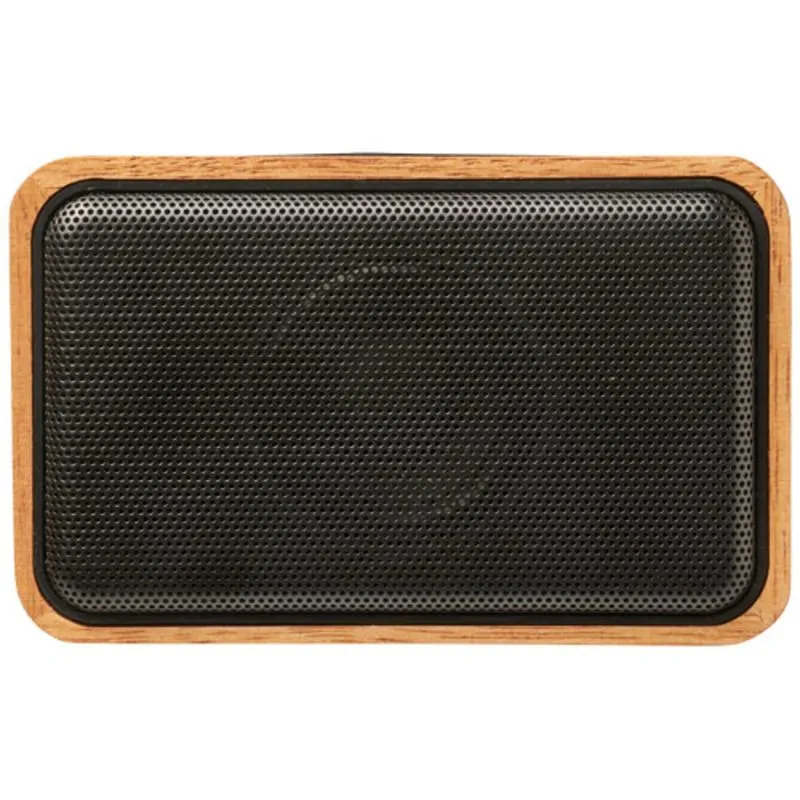 Altavoz personalizable con base de carga inalámbrica Wooden