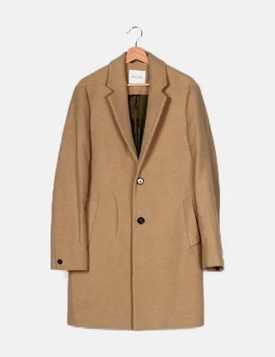 American Vintage Abrigo básico beige