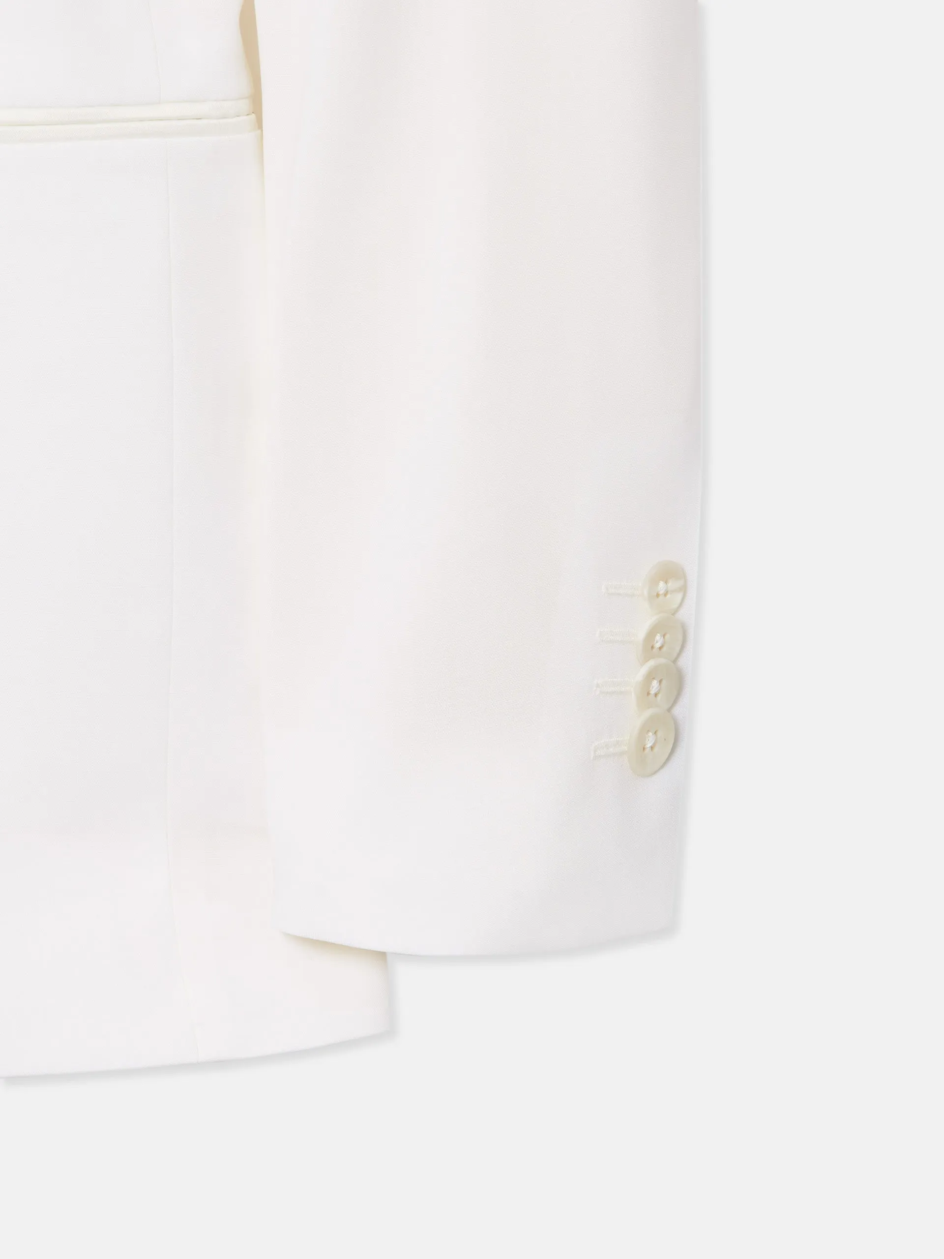 Americana esmoquin silbon blanco
