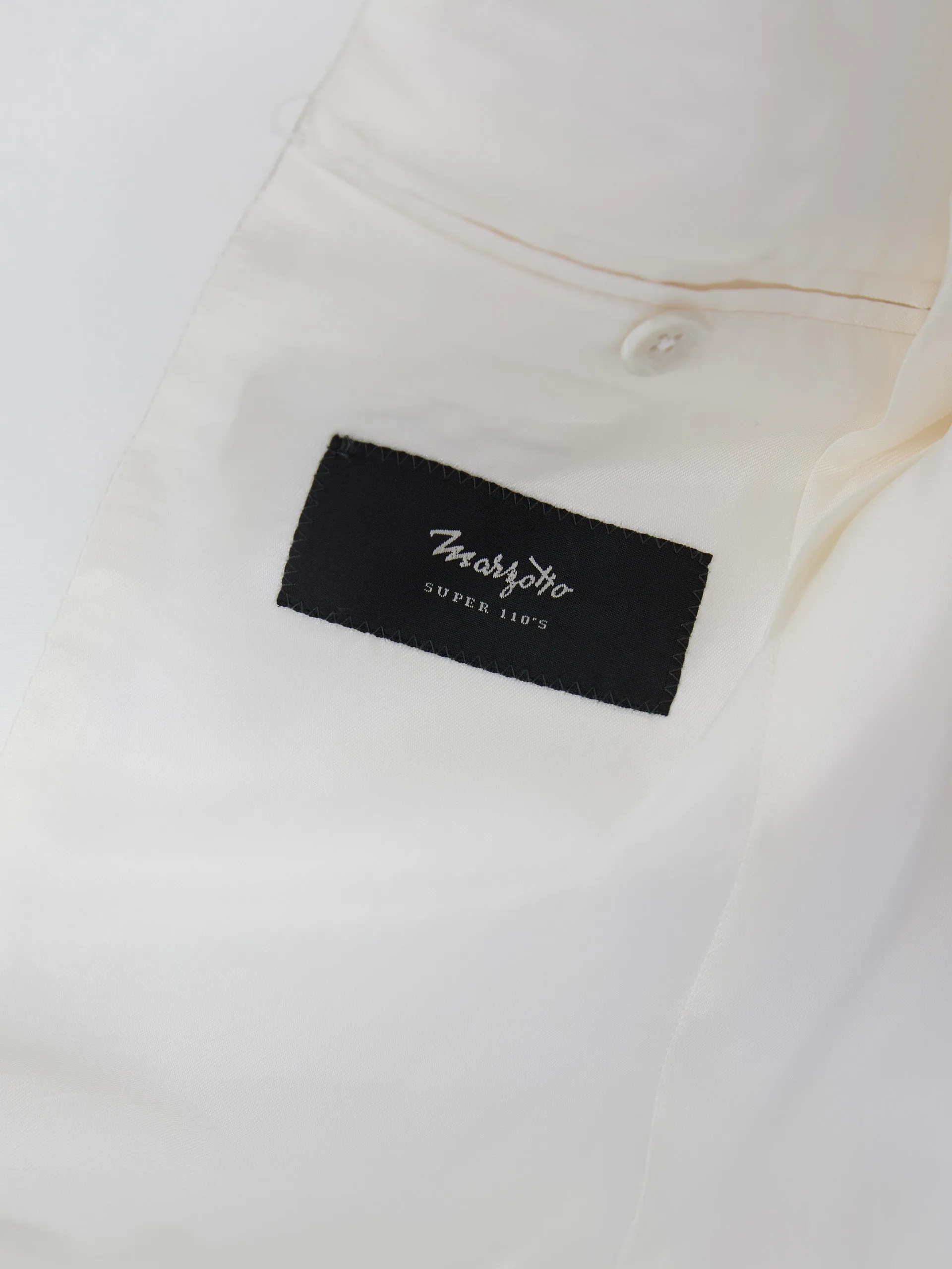 Americana esmoquin silbon blanco