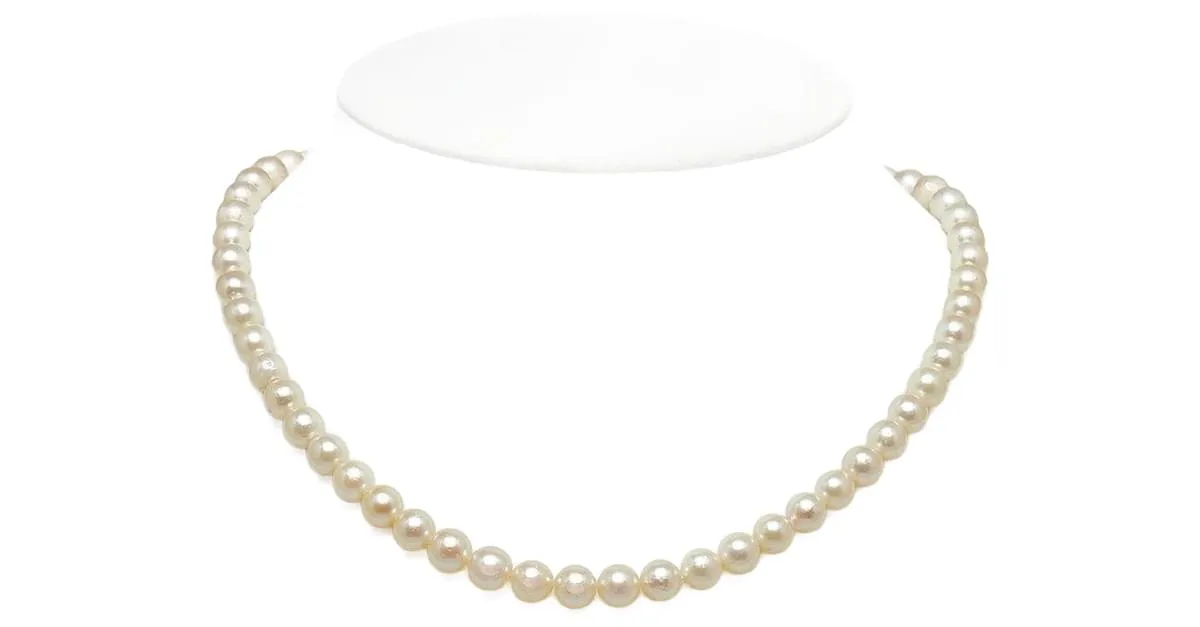 & Other Stories Collar de perlas de plata SV925 en excelente estado 