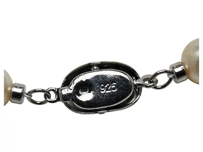 & Other Stories Collar de perlas de plata SV925 en excelente estado 
