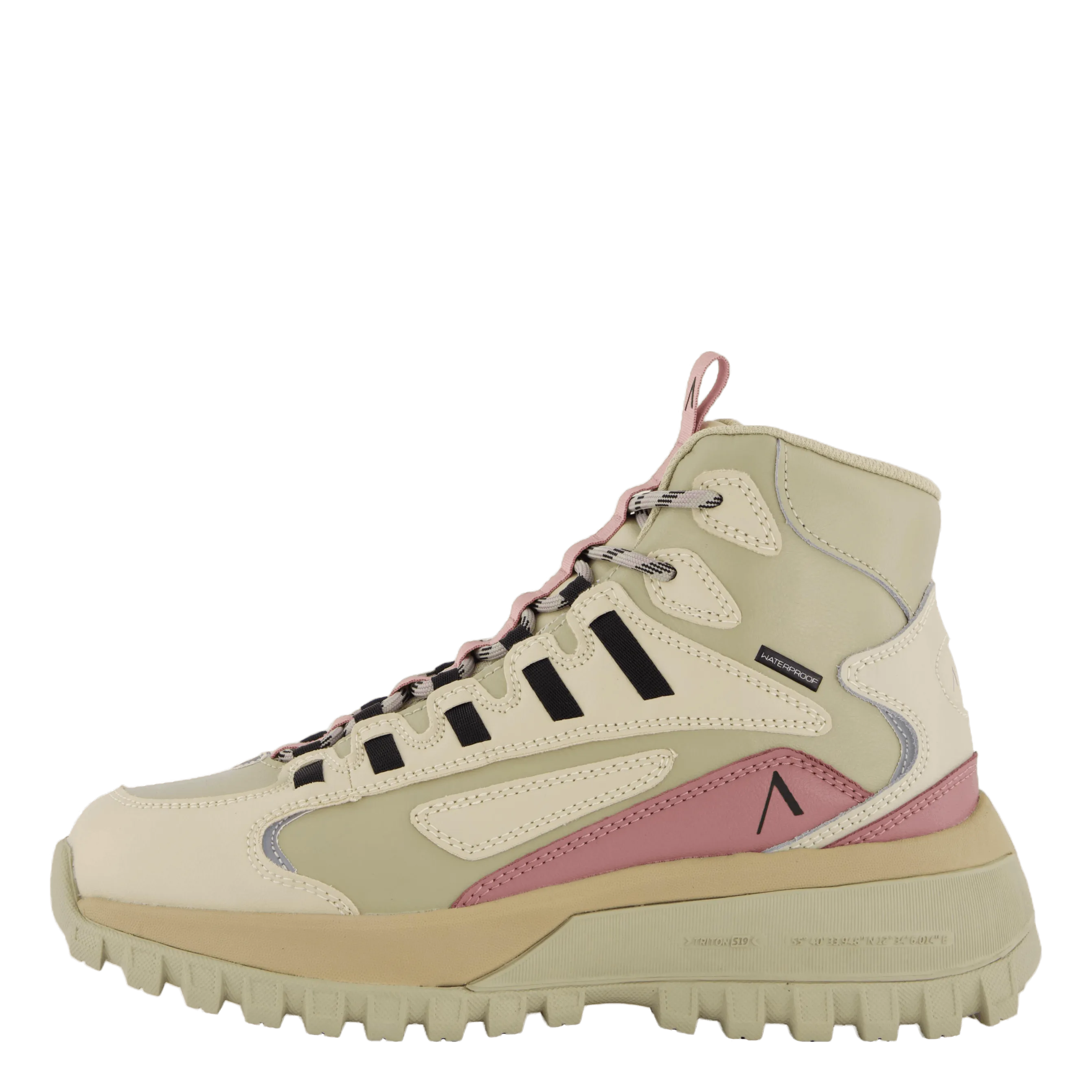 ARKK COPENHAGEN CALZADO APAZE HIGHTOP LEATHER HL TS19 EUCALYPTUS OYSTER GRAY