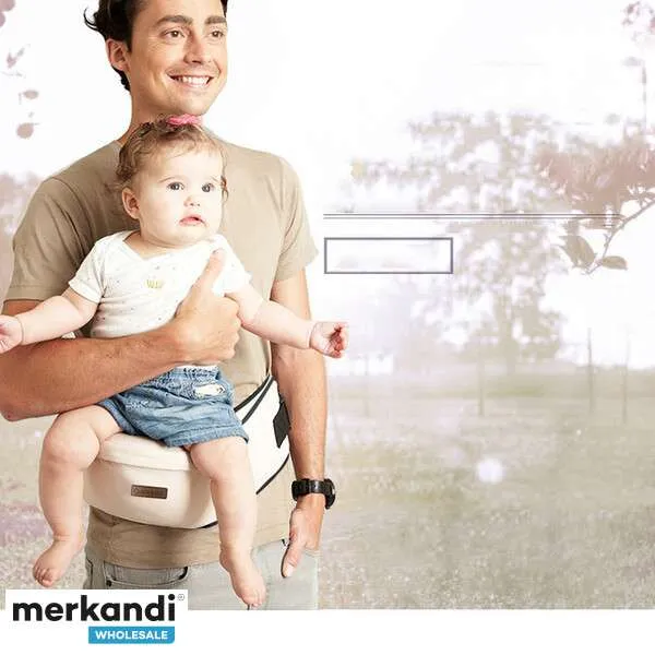Asiento para llevar a un niño de lado, Beige