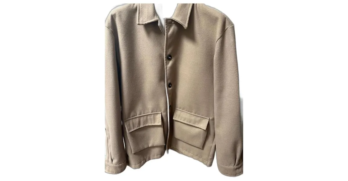 Autre Marque chaqueta HIT ET NUNC Camello 