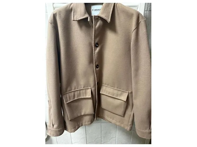 Autre Marque chaqueta HIT ET NUNC Camello 