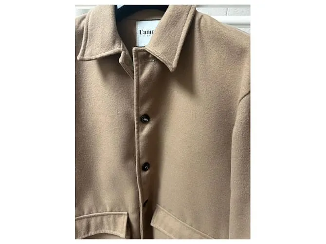 Autre Marque chaqueta HIT ET NUNC Camello 