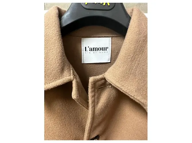 Autre Marque chaqueta HIT ET NUNC Camello 
