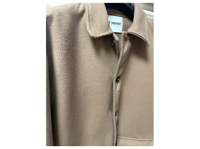 Autre Marque chaqueta HIT ET NUNC Camello 