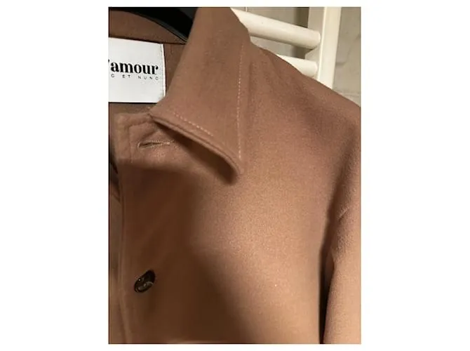 Autre Marque chaqueta HIT ET NUNC Camello 