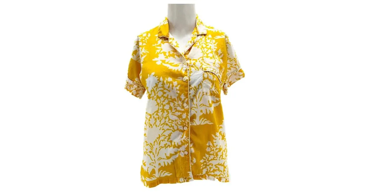 Autre Marque NO FIRMA / Camiseta sin firma.fr 38 poliéster Amarillo 