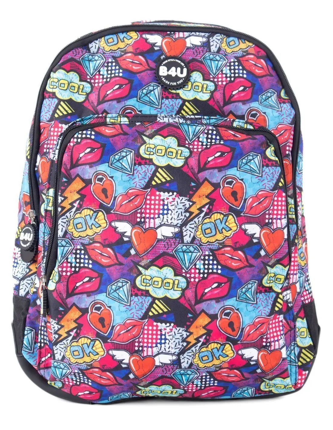 B4U  MOCHILA MULTICOLOR 454341 NIñO/A