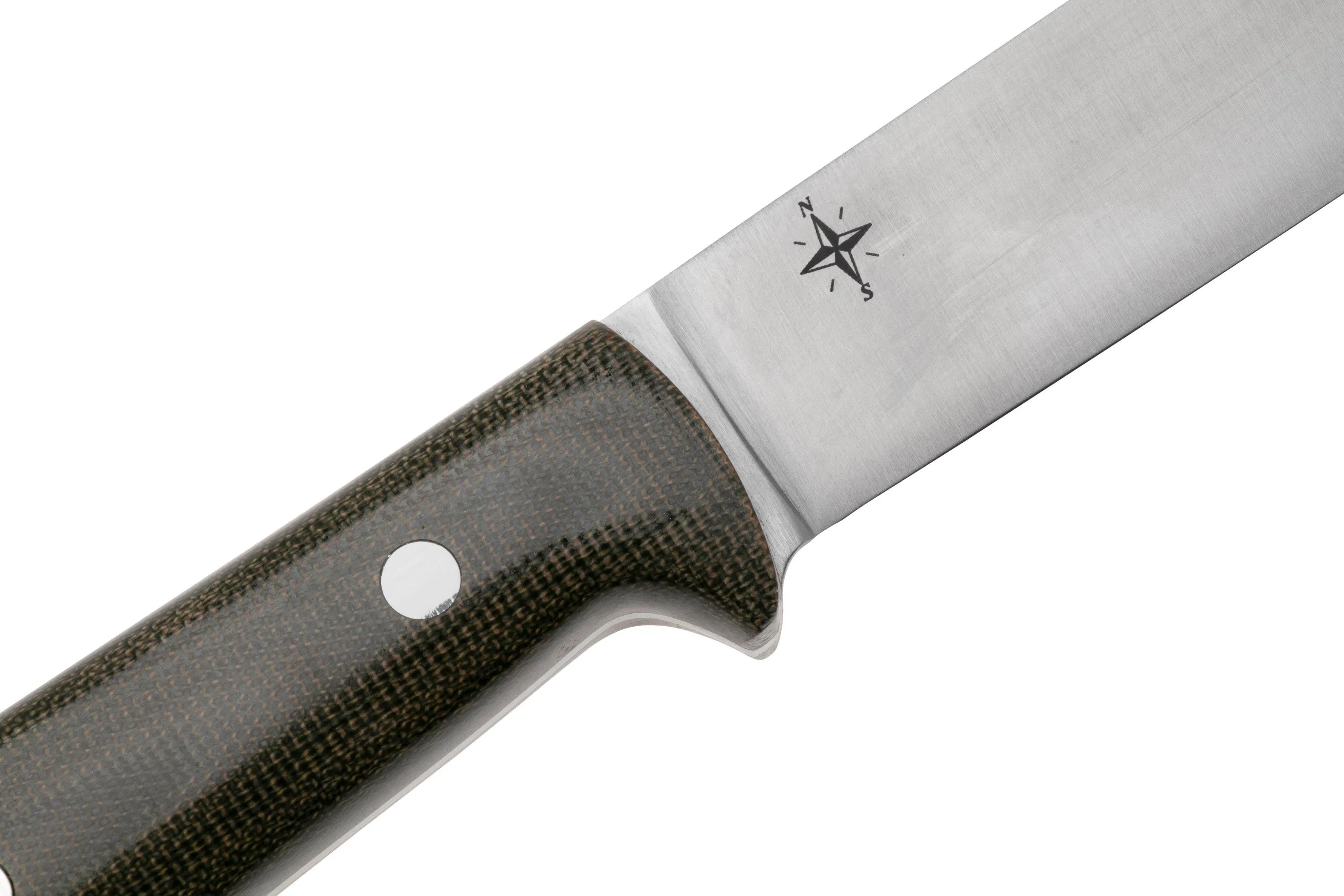 Bark River Kephart 4“ CPM 3V Green Canvas Micarta, cuchillo bushcraft
