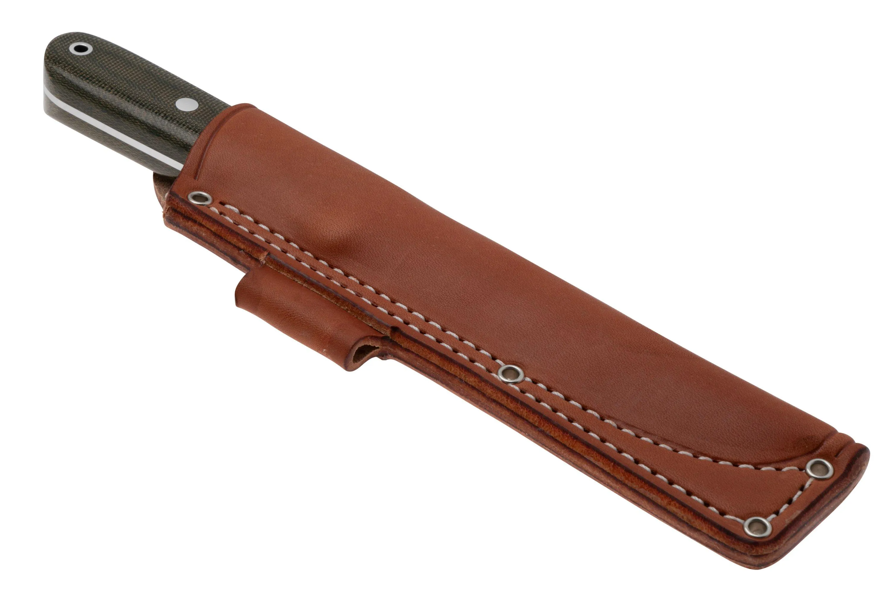 Bark River Kephart 4“ CPM 3V Green Canvas Micarta, cuchillo bushcraft