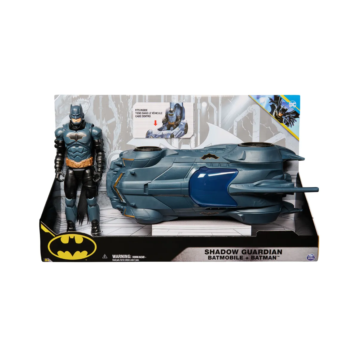 Batman Shadow Guardian Set Batimóvil con Figura 12