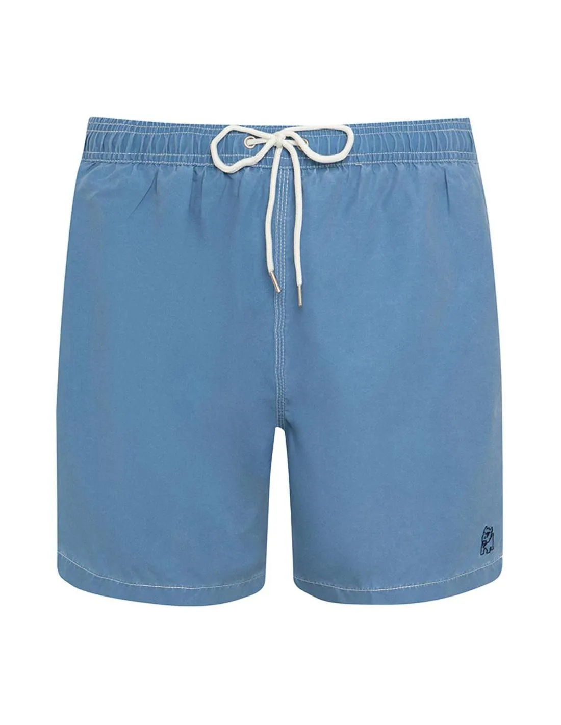 BAÑADOR BERMUDA LISO AZUL CLARO KIFFKIFF