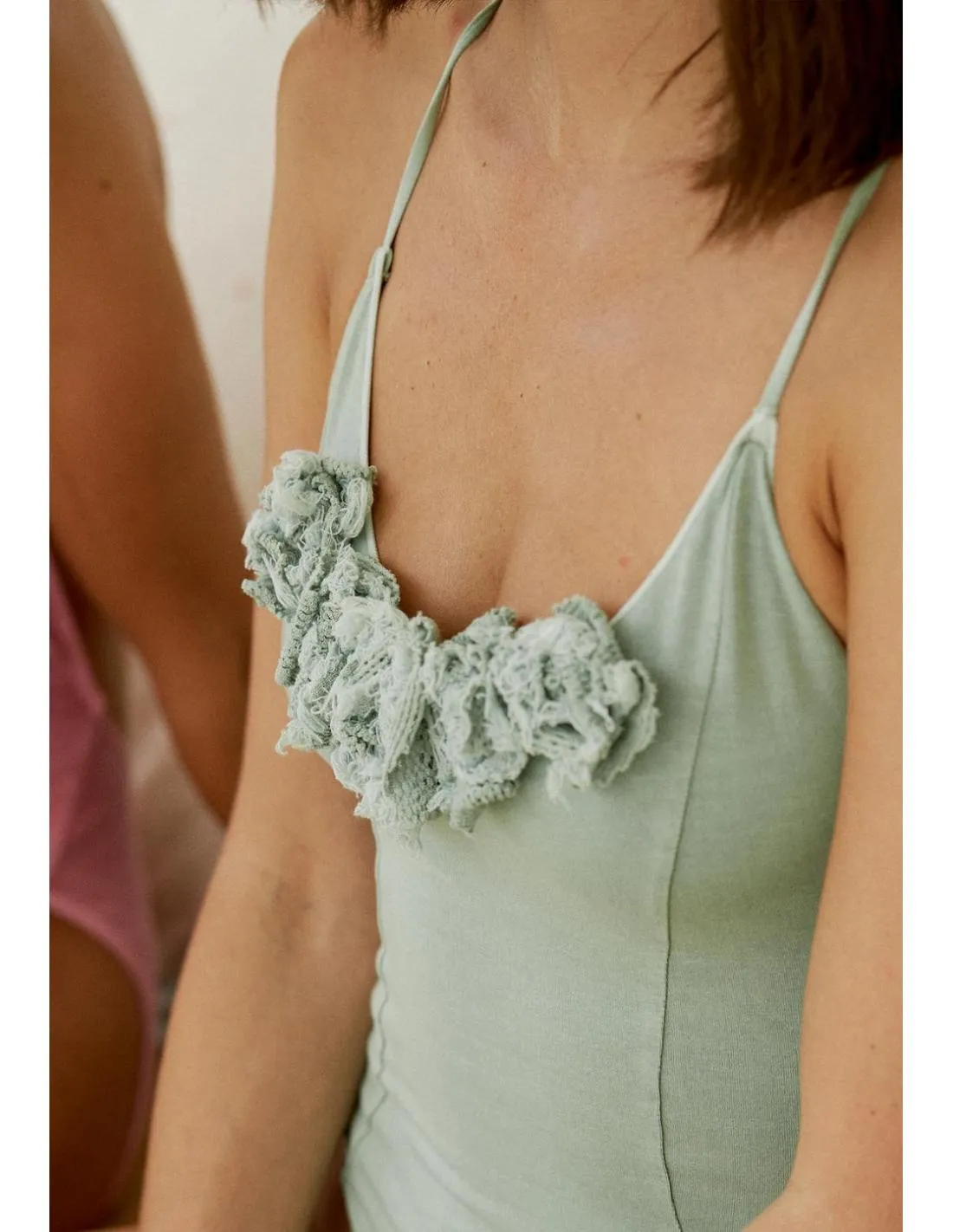 BAÑADOR CON DETALLE FLORAL MI&CO SARAH