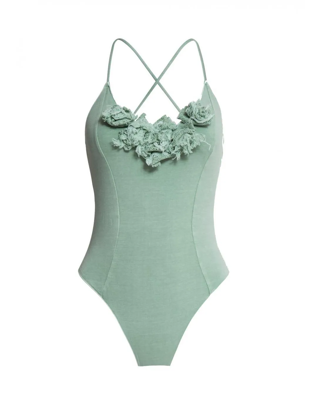BAÑADOR CON DETALLE FLORAL MI&CO SARAH