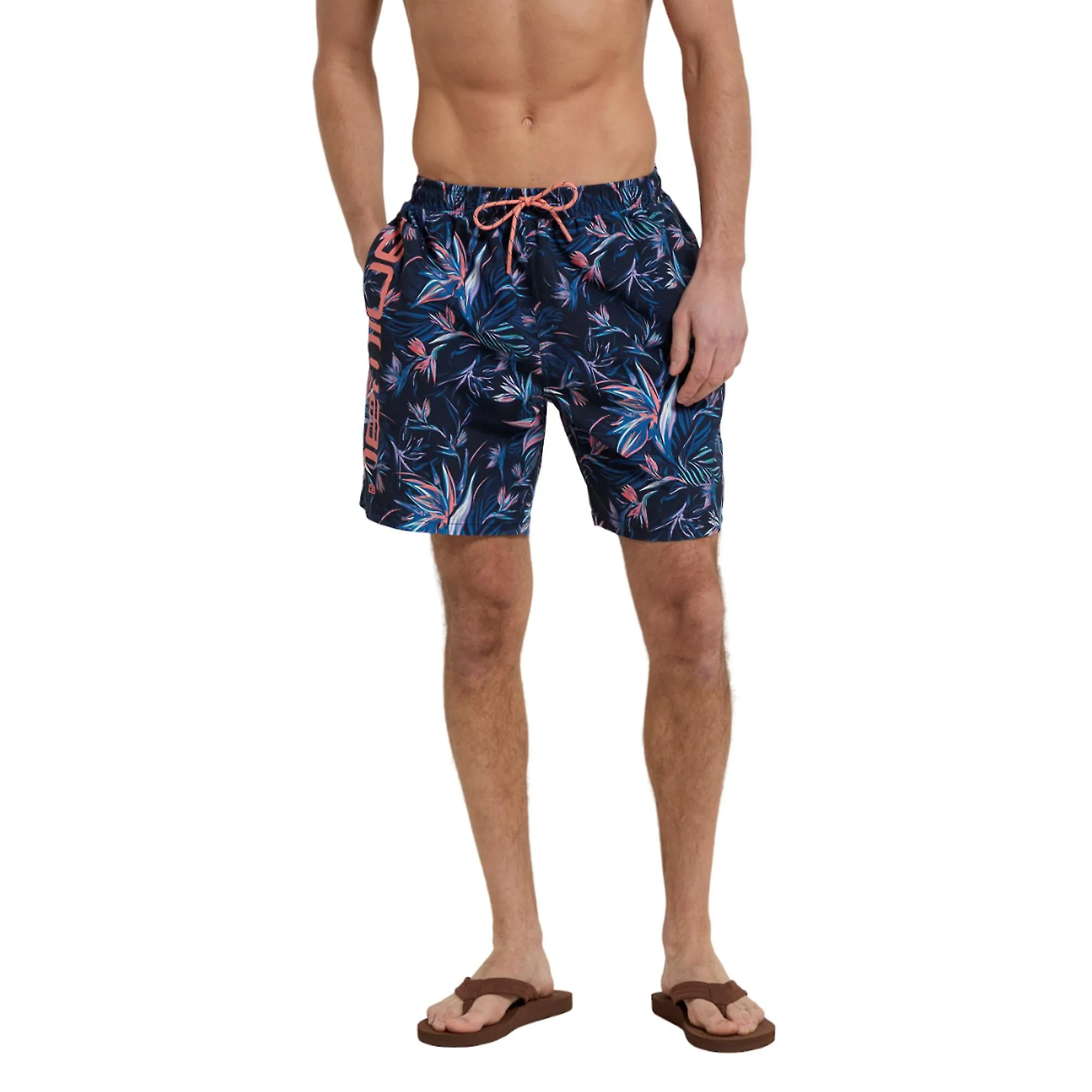 Bañador Animal Mens Deep Dive Leaf Print