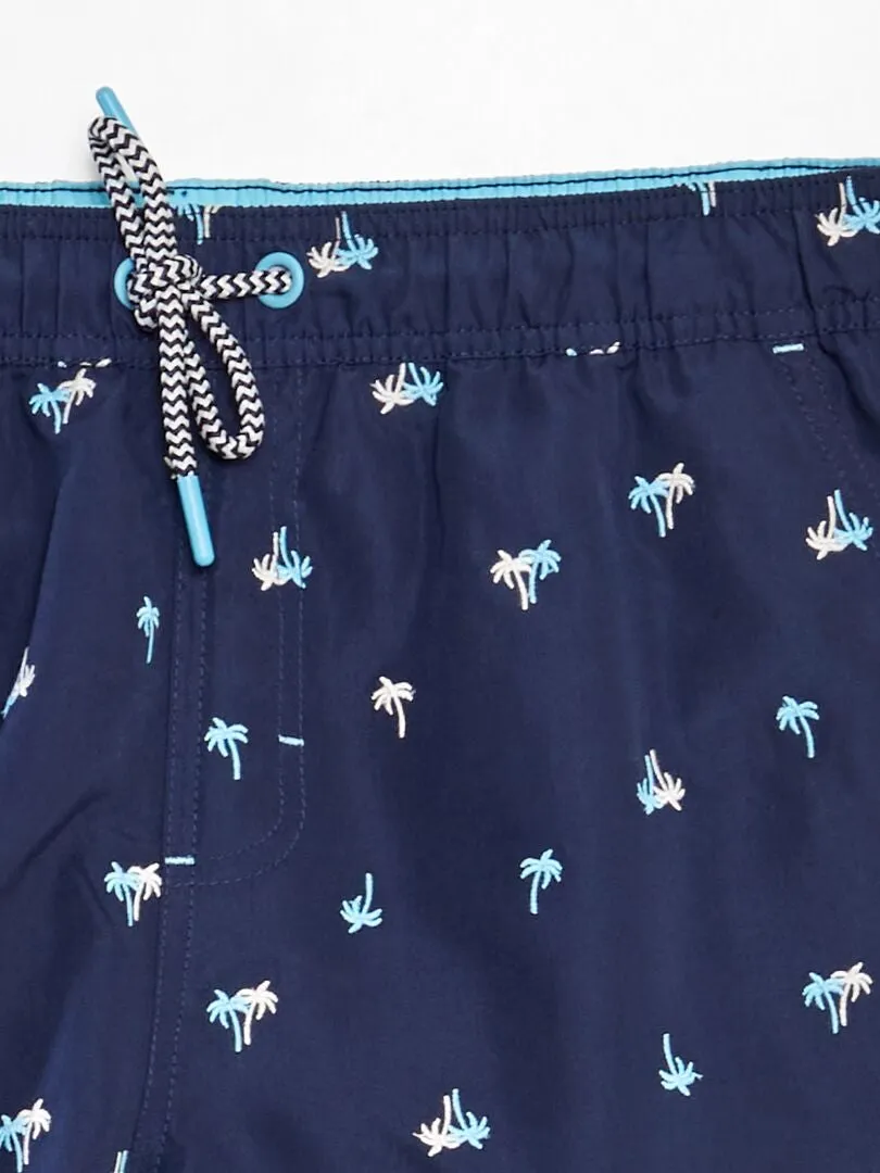 BAñADOR CON ESTAMPADO  AZUL