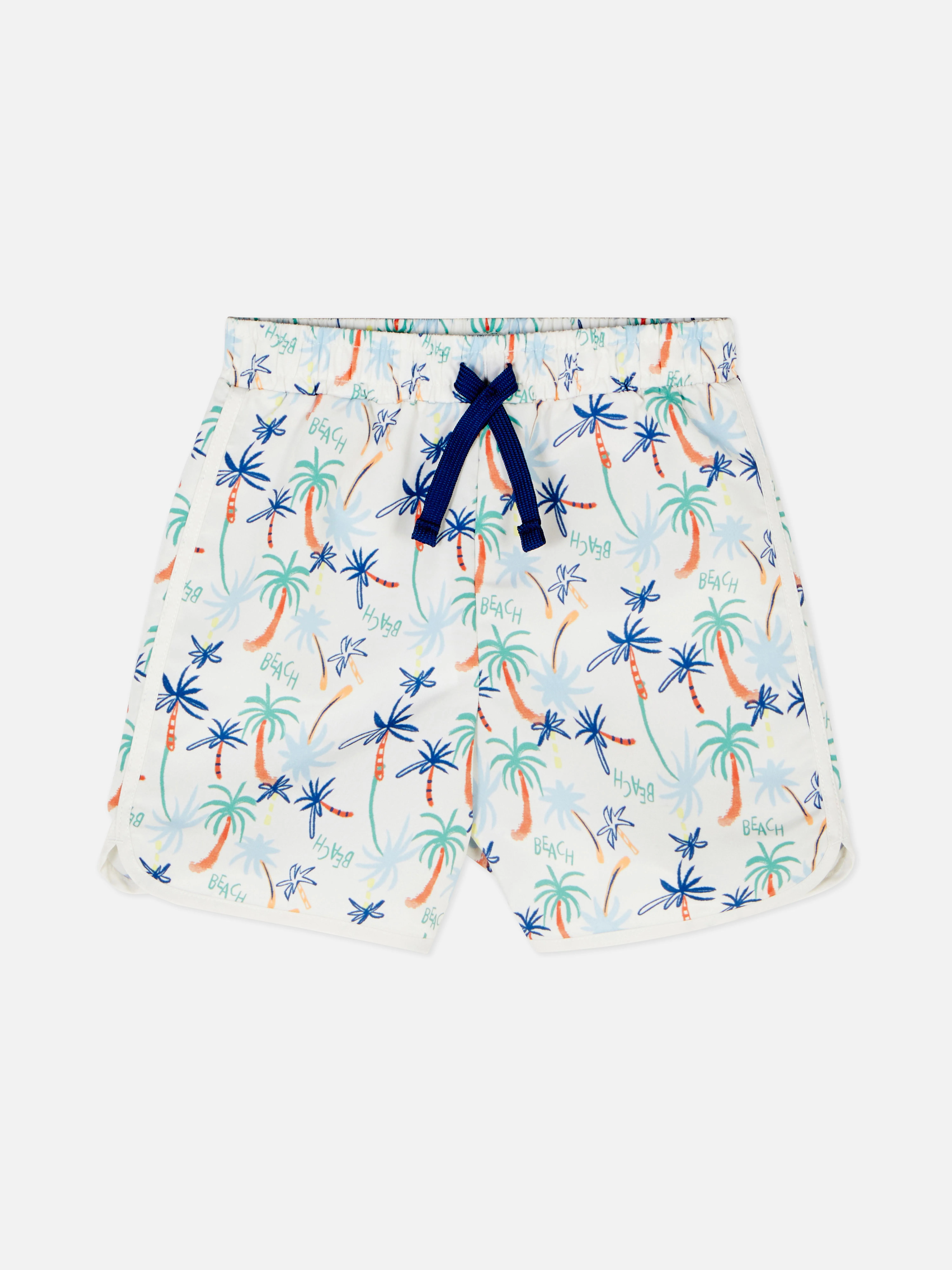 Bañador con estampado de palmeras